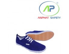 VN-Giày bata thượng đình đế kép (cột dây, xanh đen) Size 36